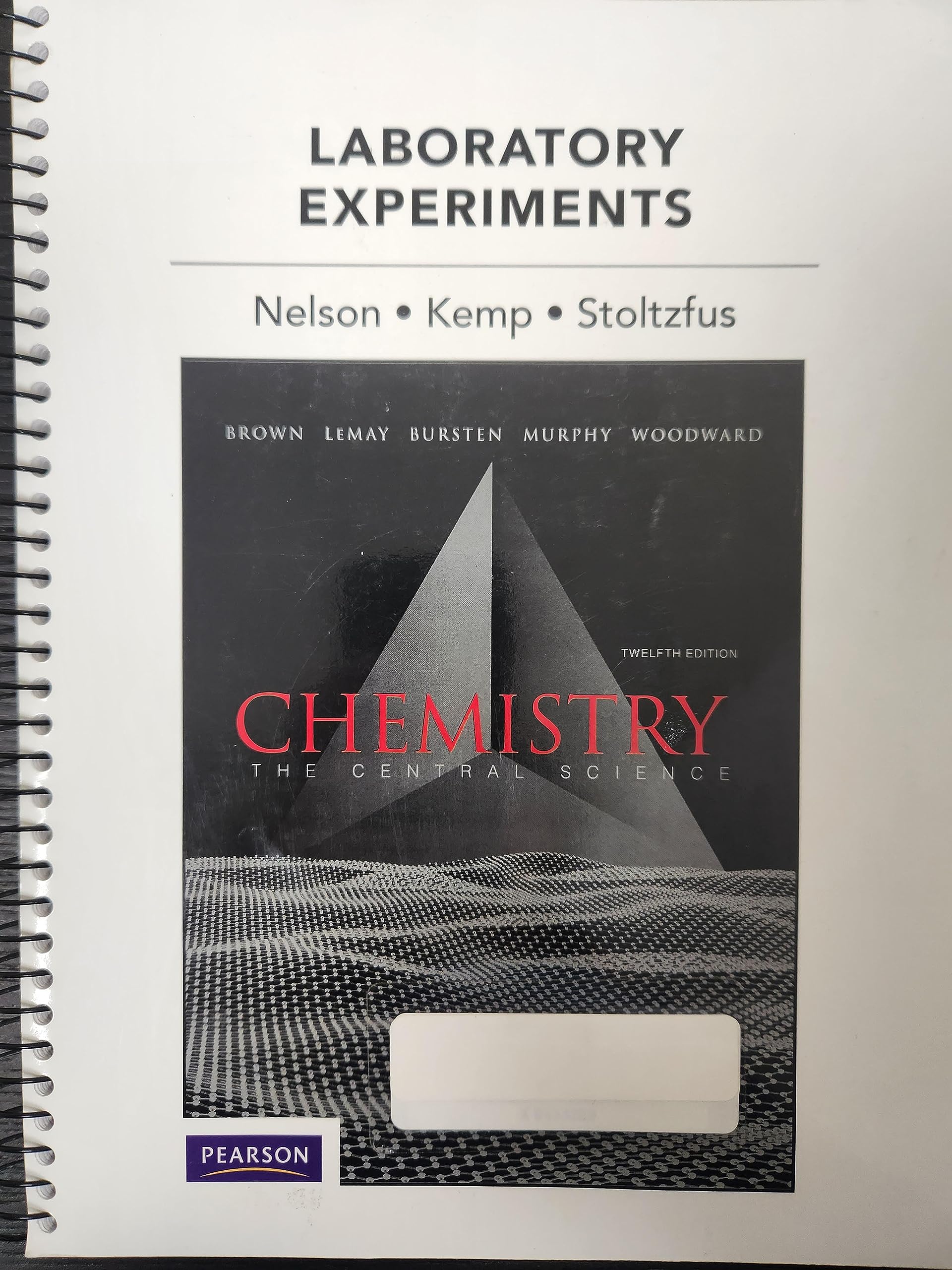 Laboratory Experiments for Chemistry: The Central Science,Used