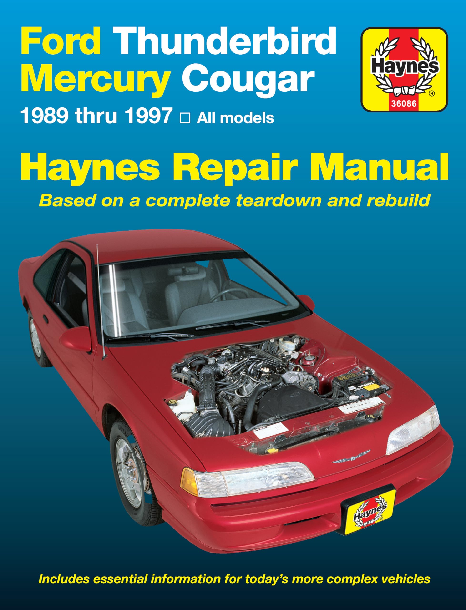 Ford Thunderbird & Mercury Cougar (19891997) Haynes Repair Manual (Haynes Repair Manuals),Used