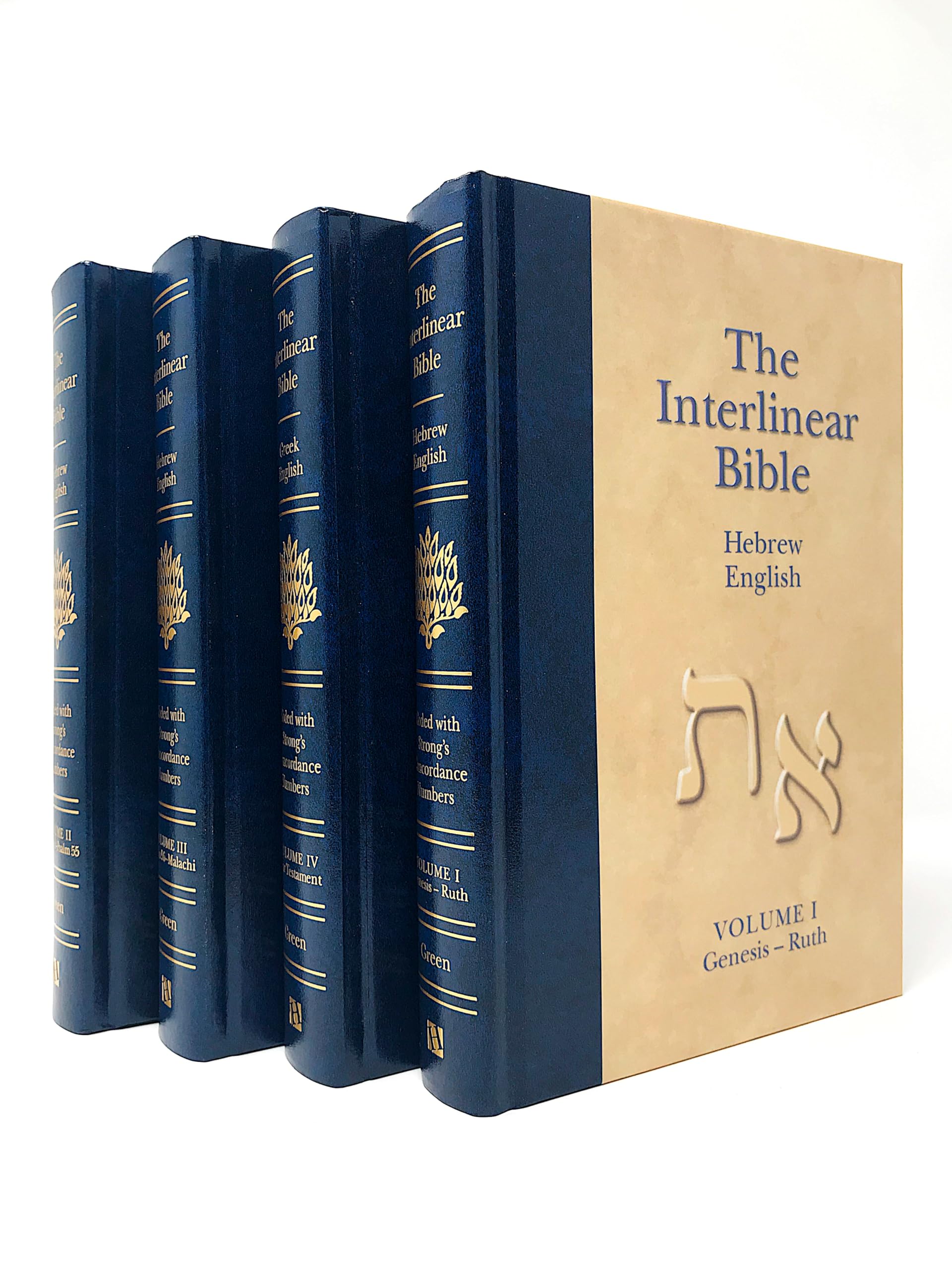 The Interlinear Bible: HebrewEnglish (4 Volume Set) (Ancient Greek Edition),Used
