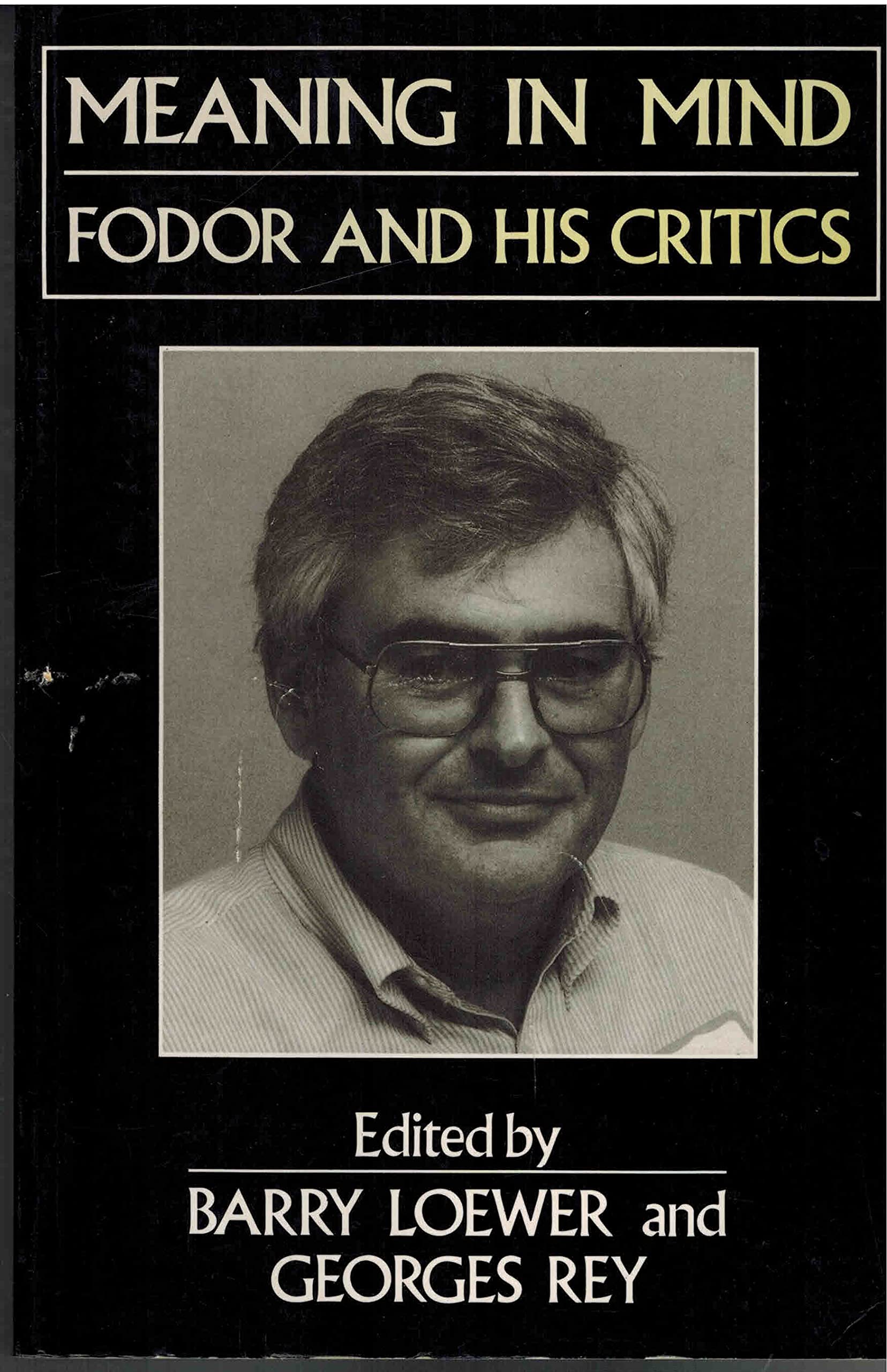 Meaning In Mind (Philosophers And Their Critics)-new