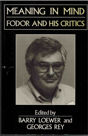 Meaning In Mind (Philosophers And Their Critics)-new