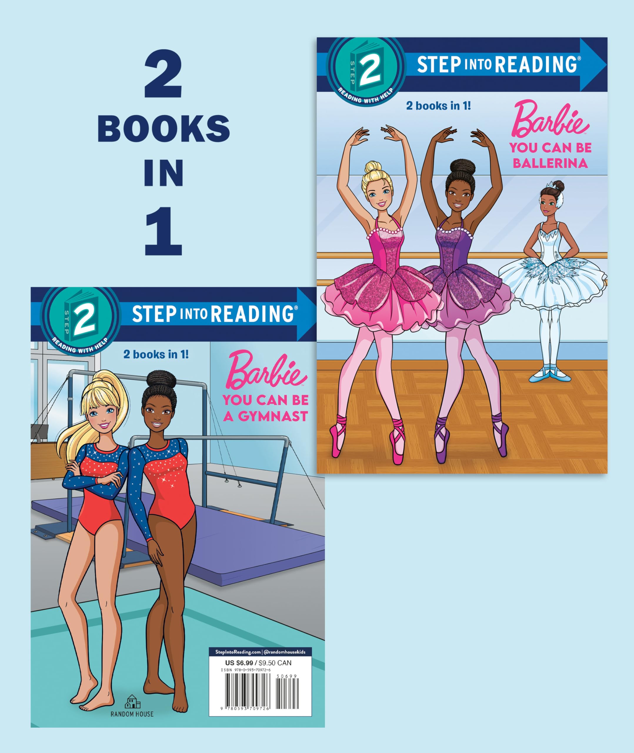 You Can Be A Ballerina/You Can Be A Gymnast (Barbie) (Step Into Reading),New