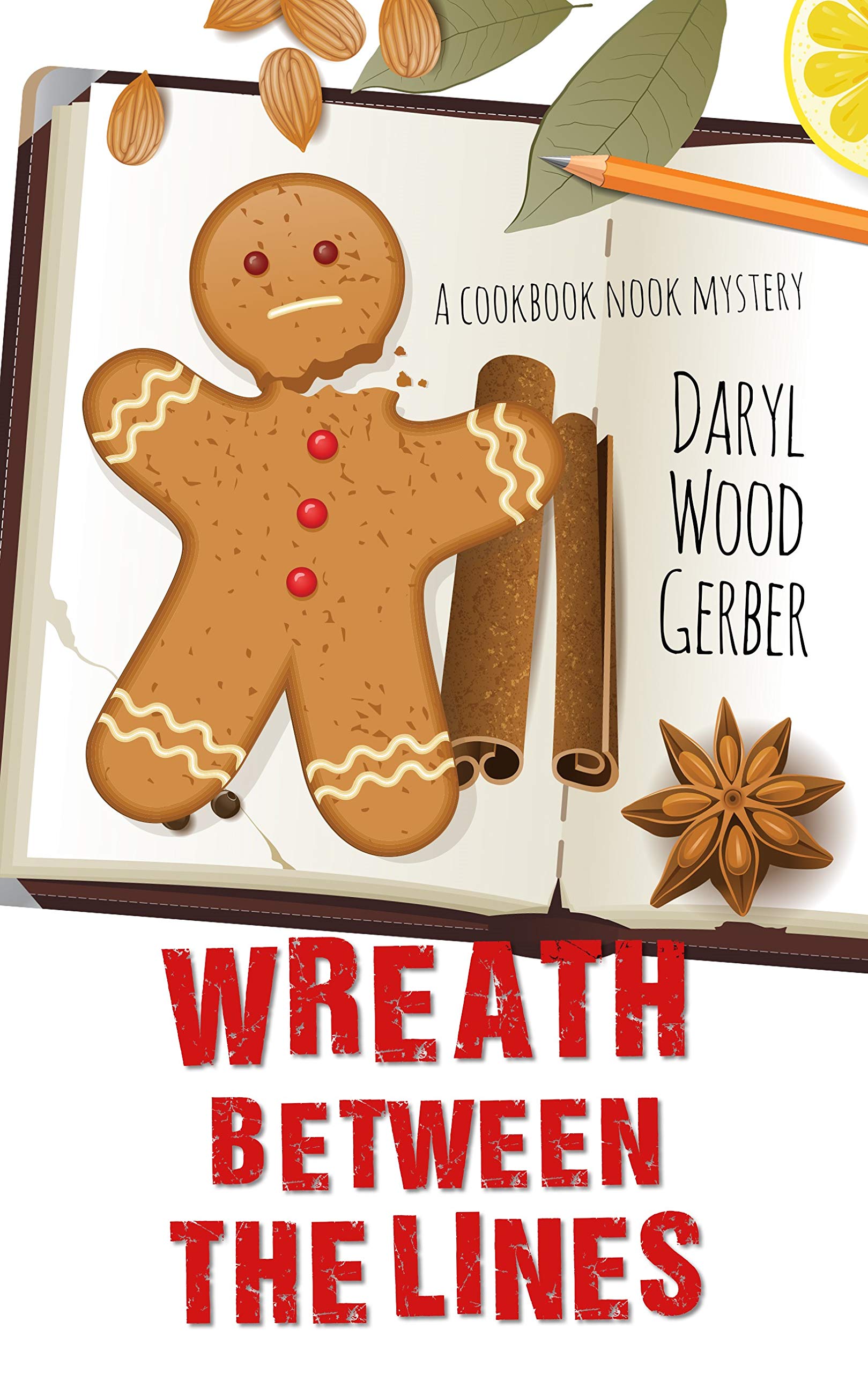 Wreath Between the Lines (A Cookbook Nook Mystery),Used