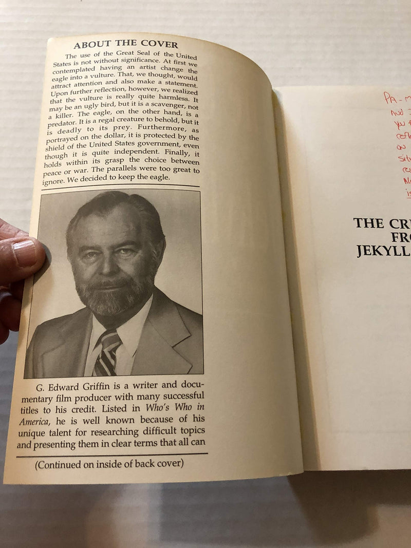 The Creature from Jekyll Island: A Second Look at the Federal Reserve,Used