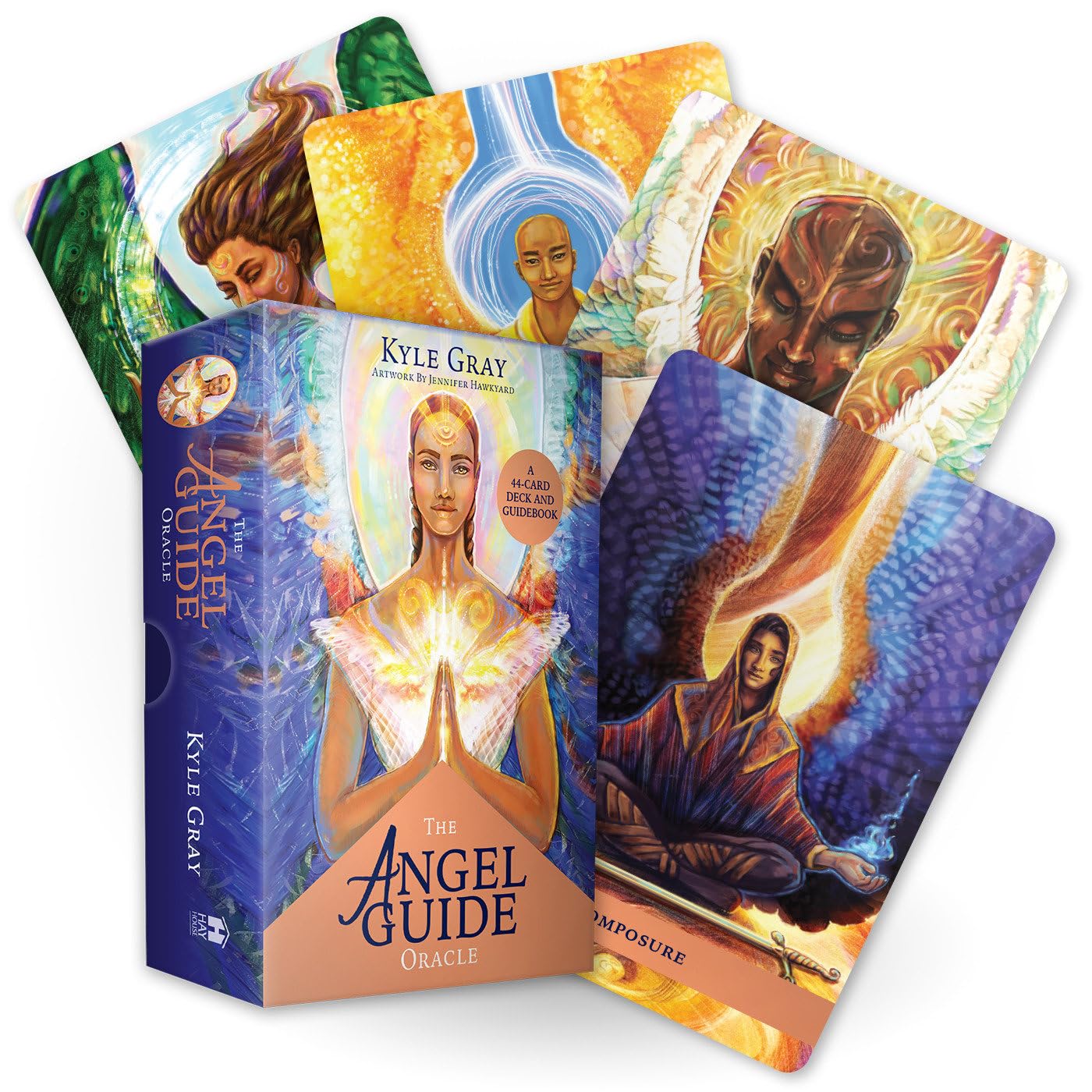 The Angel Guide Oracle: A 44Card Deck and Guidebook,Used