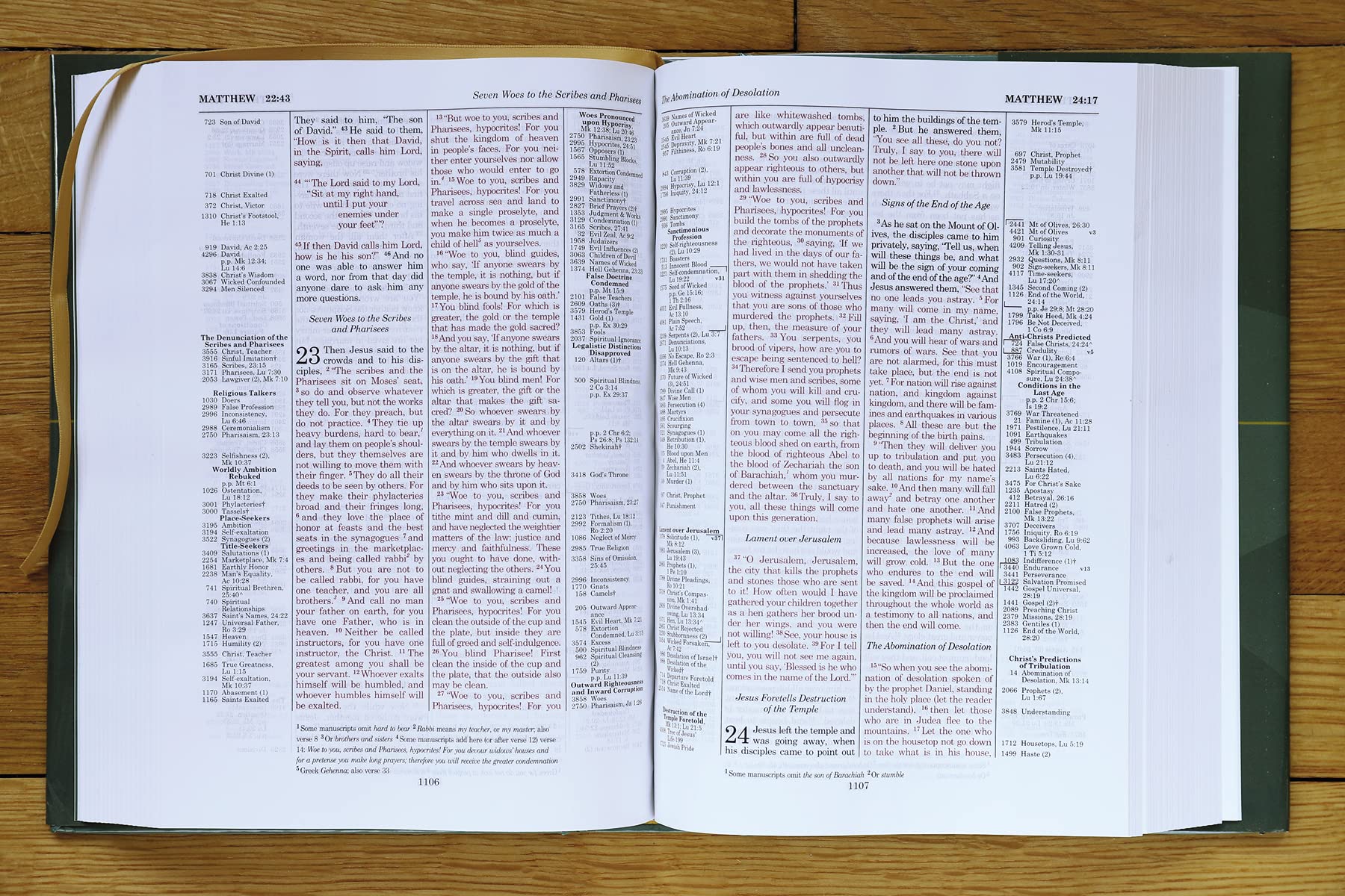 ESV, Thompson ChainReference Bible, Hardcover, Red Letter,Used