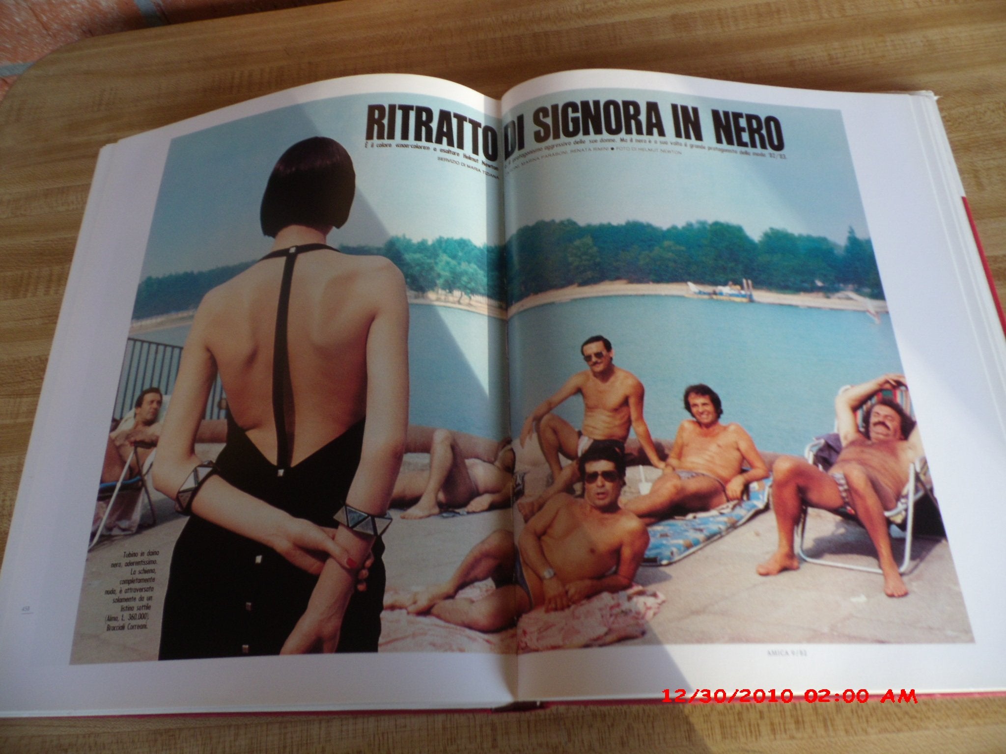 Hemut Newton: Pages From The Glossies,Used
