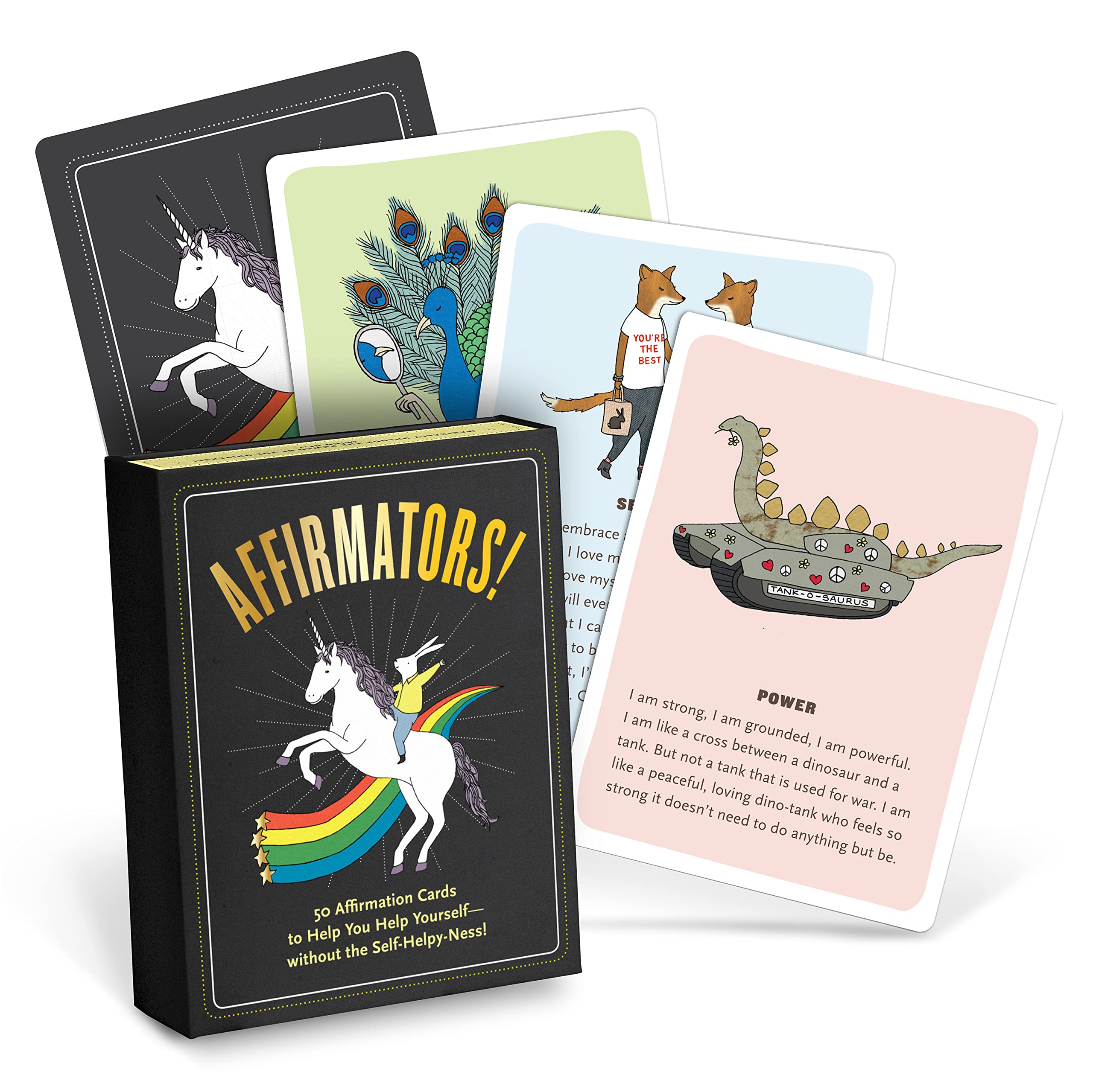 Affirmators! 50 Affirmation Cards Deck To Help You Help Yourself  Without The Selfhelpyness!,Used
