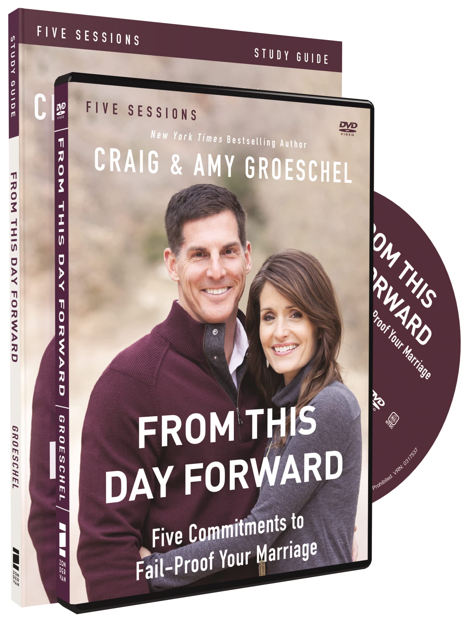 From This Day Forward Study Guide with DVD: Five Commitments to FailProof Your Marriage,New