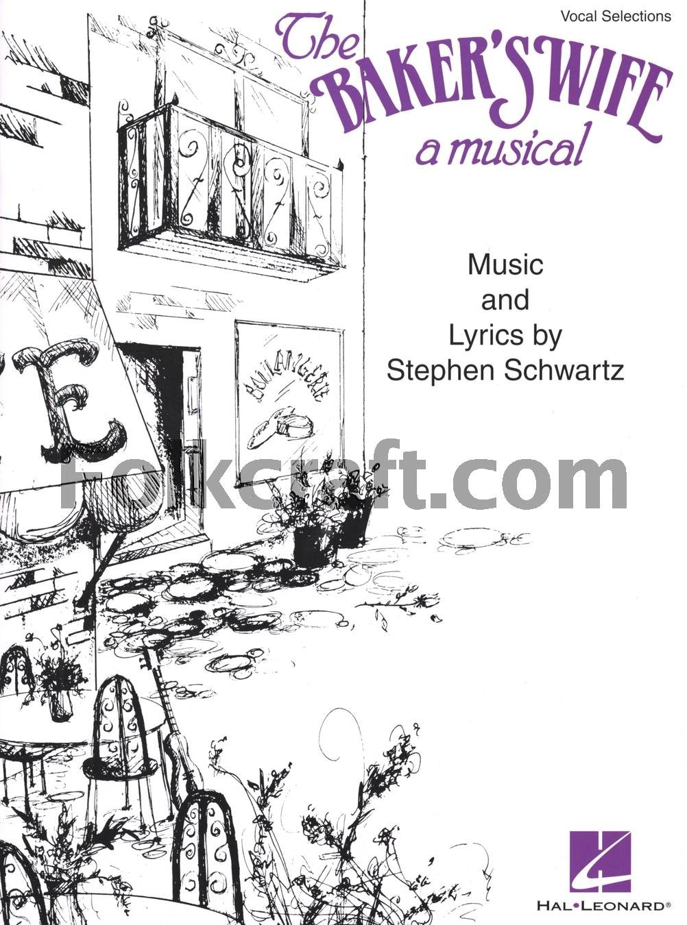 The Baker's Wife: Vocal Selections Piano, Vocal and Guitar Chords,New