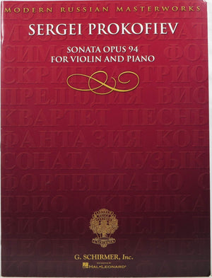 Sonata For Violin, No. 2, Op 94: Violin And Piano (Modern Russian Masterworks),Used
