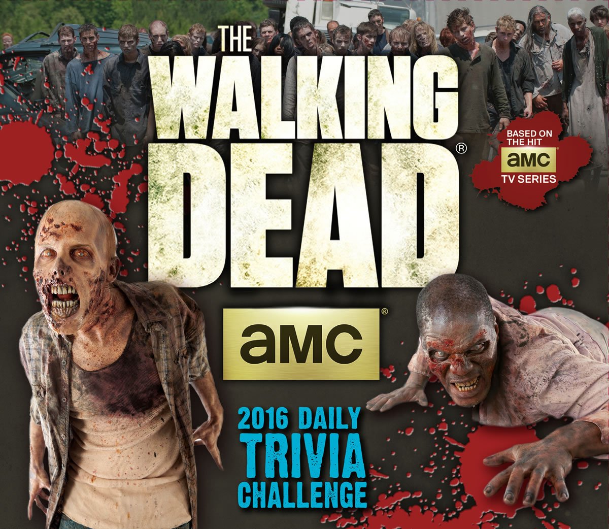Walking Dead Trivia 2016 Boxed/Daily Calendar,Used