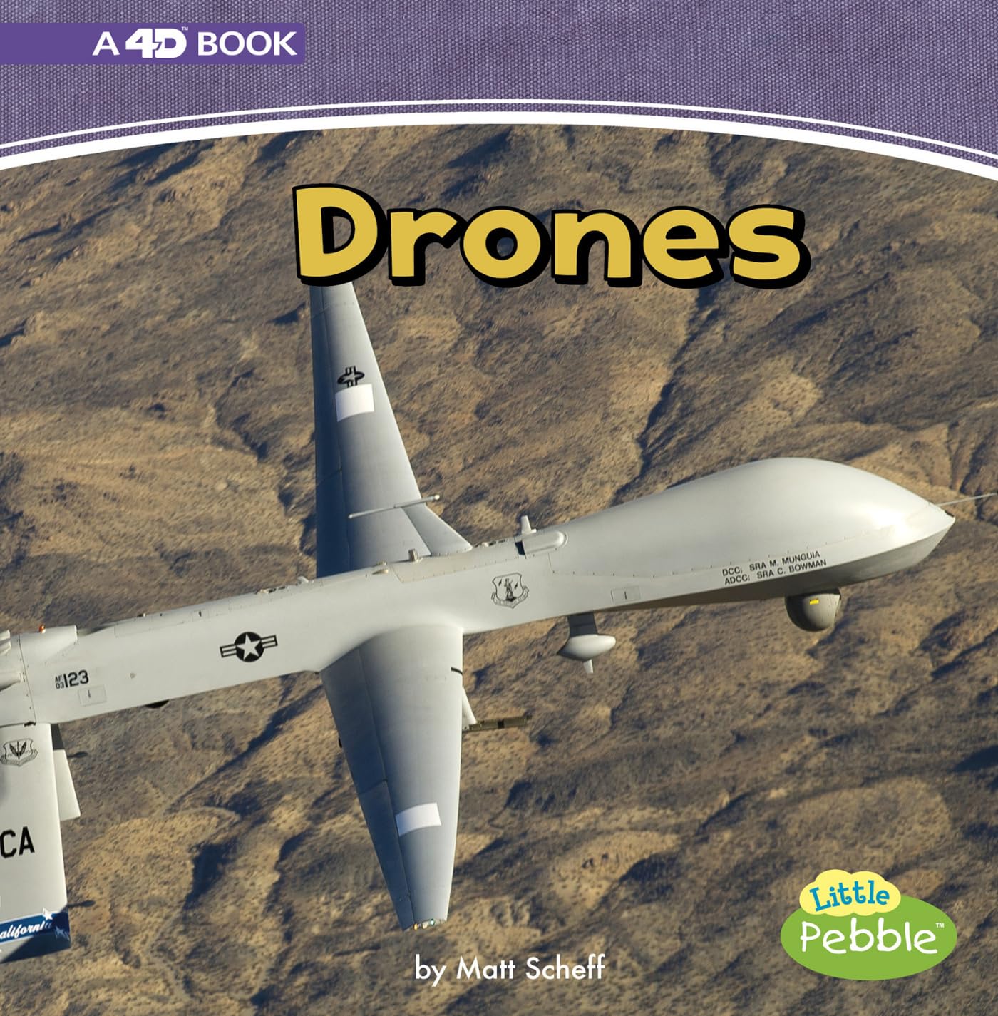 Drones: A 4D Book (Mighty Military Machines),Used