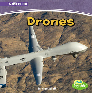 Drones: A 4D Book (Mighty Military Machines),Used