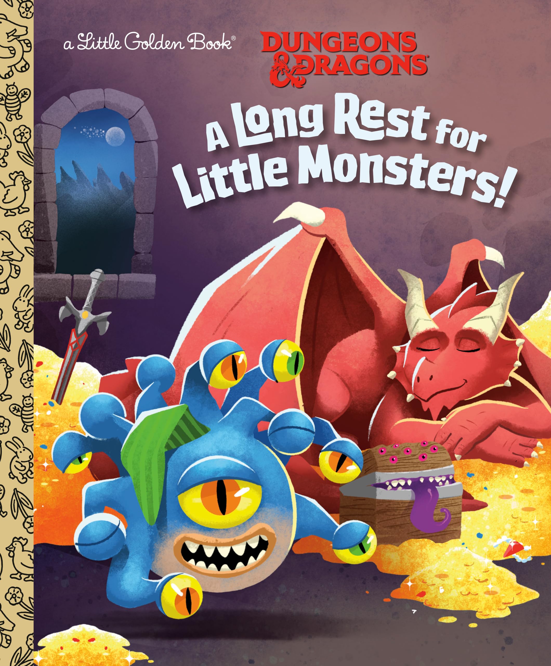 A Long Rest For Little Monsters! (Dungeons & Dragons) (Little Golden Book),New