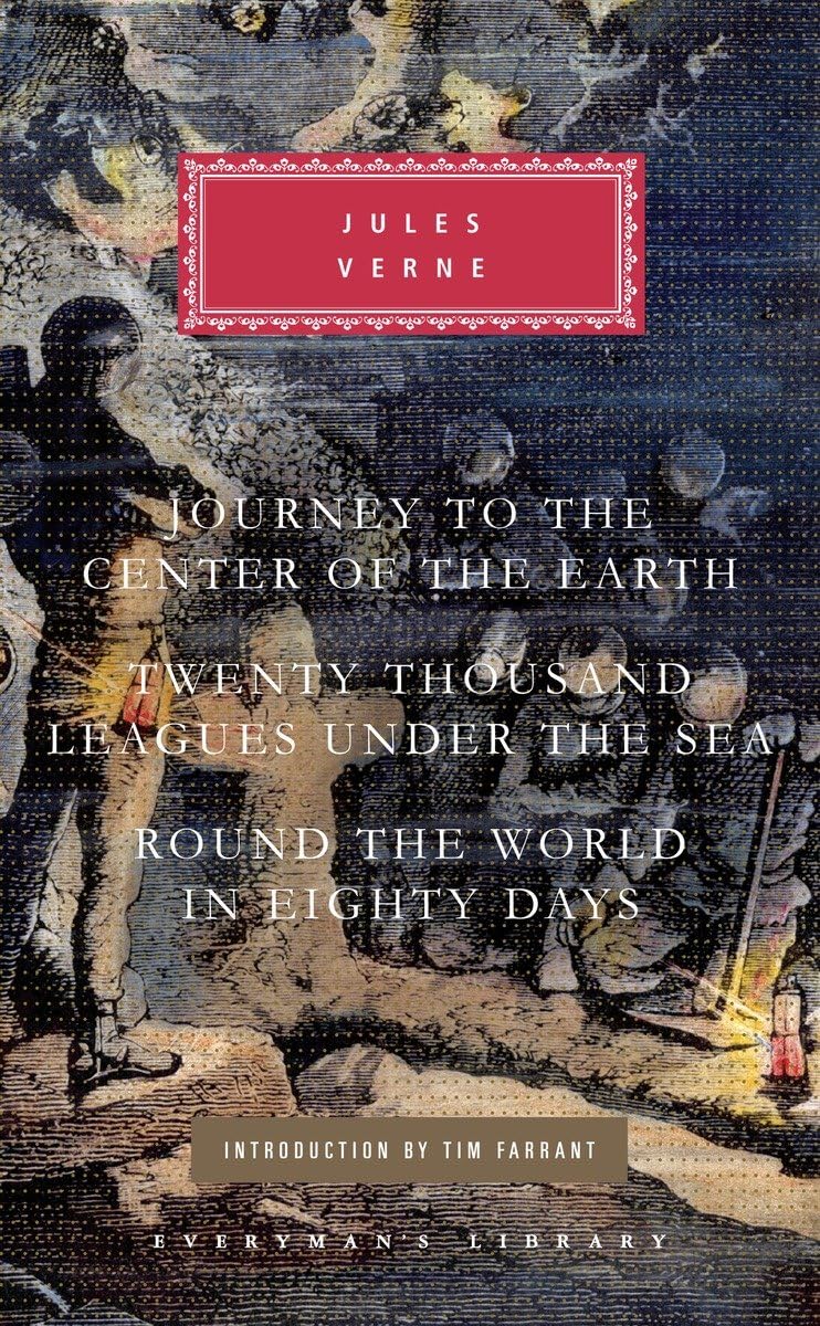 Three Novels: Journey to the Center of the Earth / Twenty Thousand Leagues Under the Sea / Round the World in Eighty Days,Used