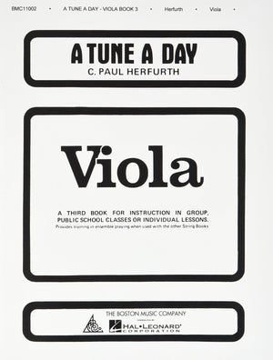 A Tune a Day  Viola: Book 3,Used