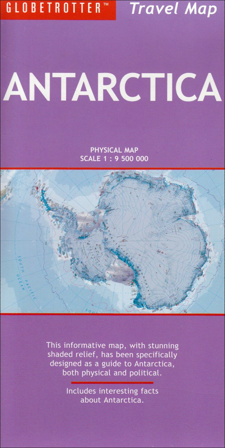 Antarctica Travel Map (Globetrotter Travel Map)