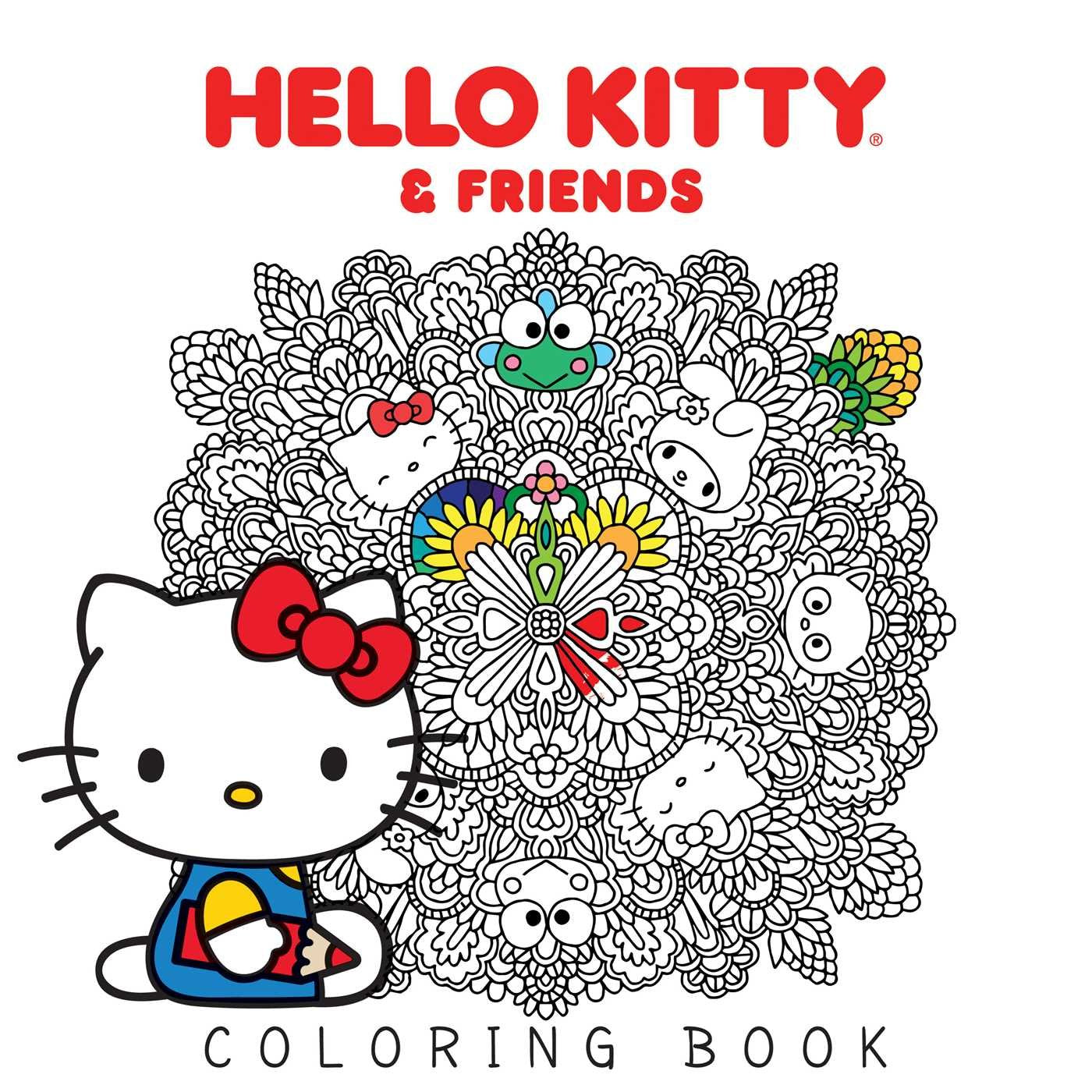 Hello Kitty & Friends Coloring Book,Used