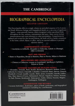 The Cambridge Biographical Encyclopedia,Used