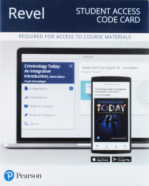 Revel for Criminology Today: An Integrative Introduction  Access Card,New