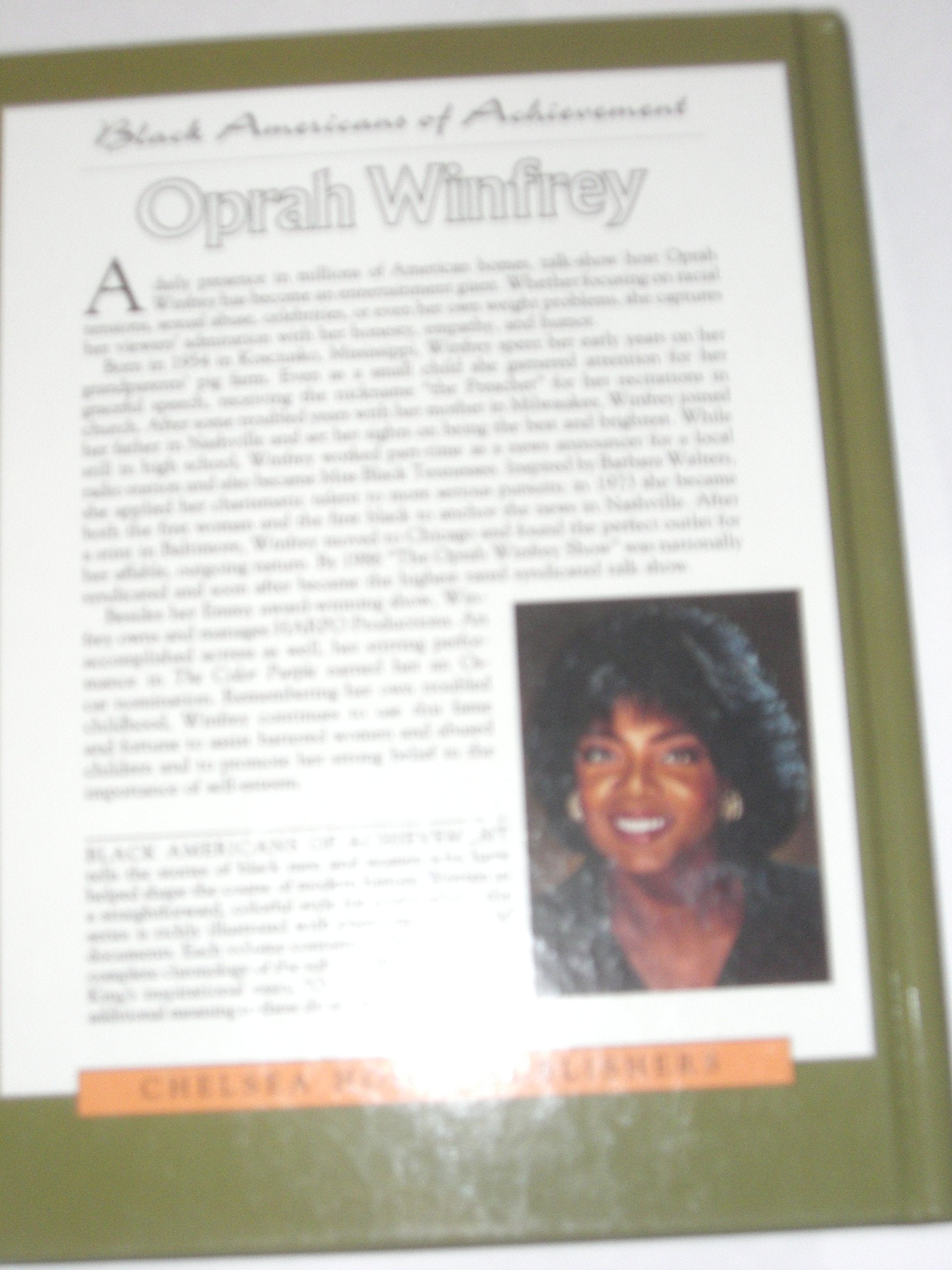 Oprah Winfrey (Black Americans of Achievement),Used