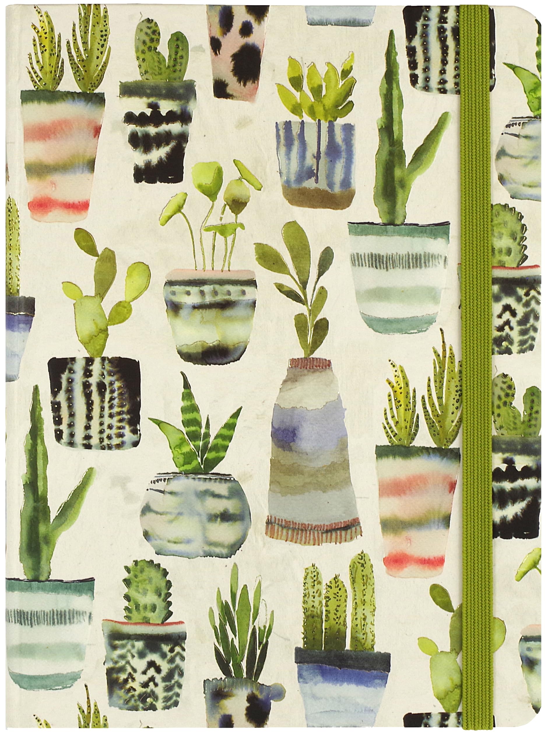 Watercolor Succulents Journal (Diary, Notebook),Used