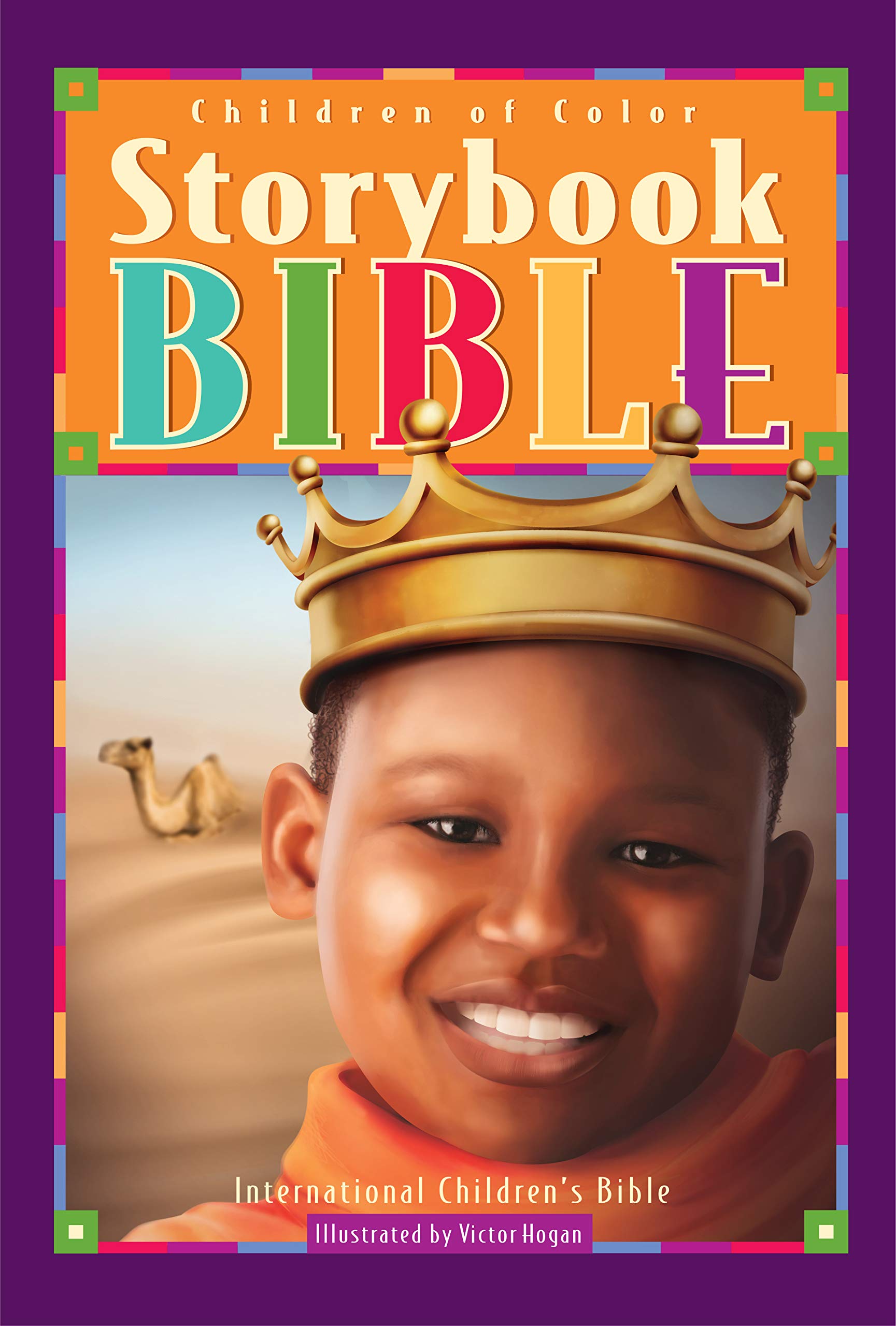 Children of Color Storybook Bible (boy w crown cover),Used