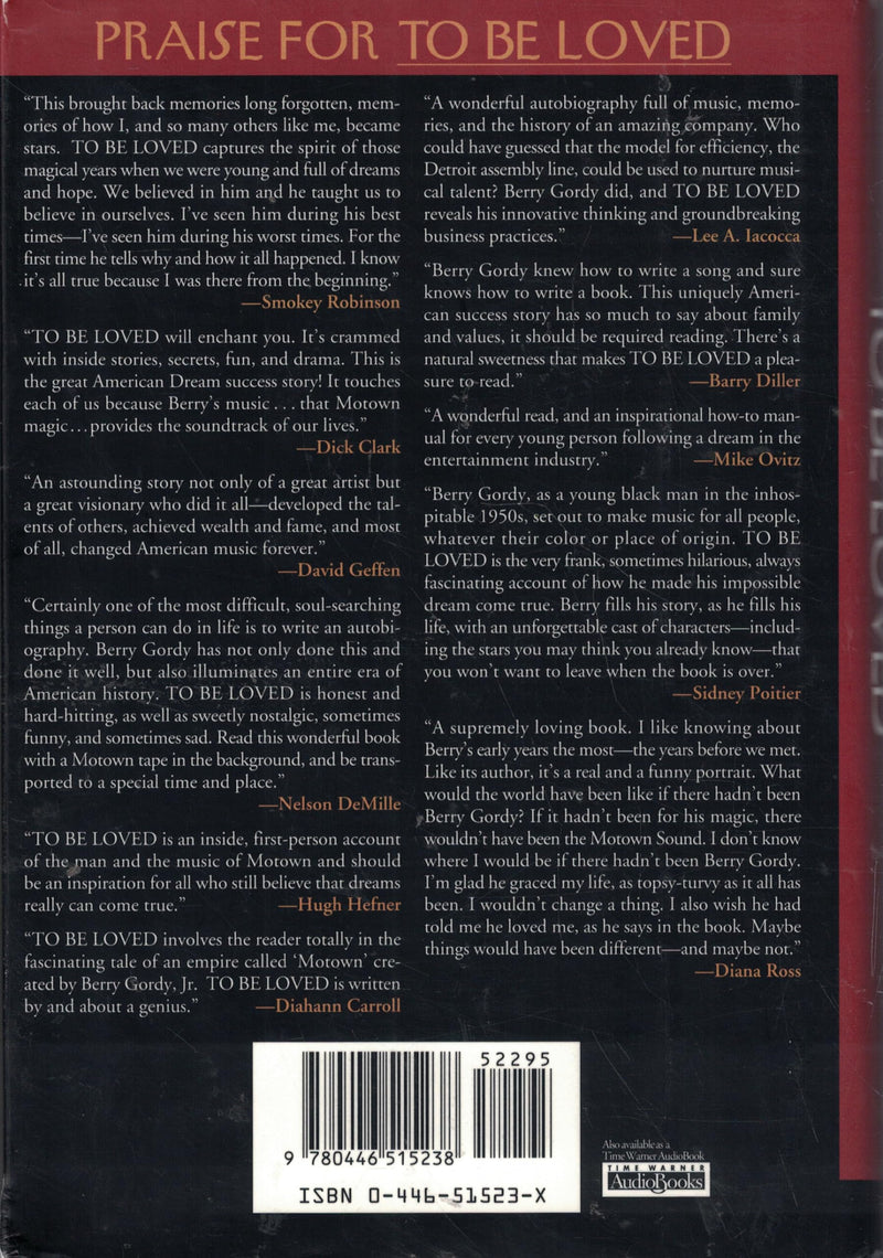 To Be Loved: The Music, the Magic, the Memories of Motown : An Autobiography,Used