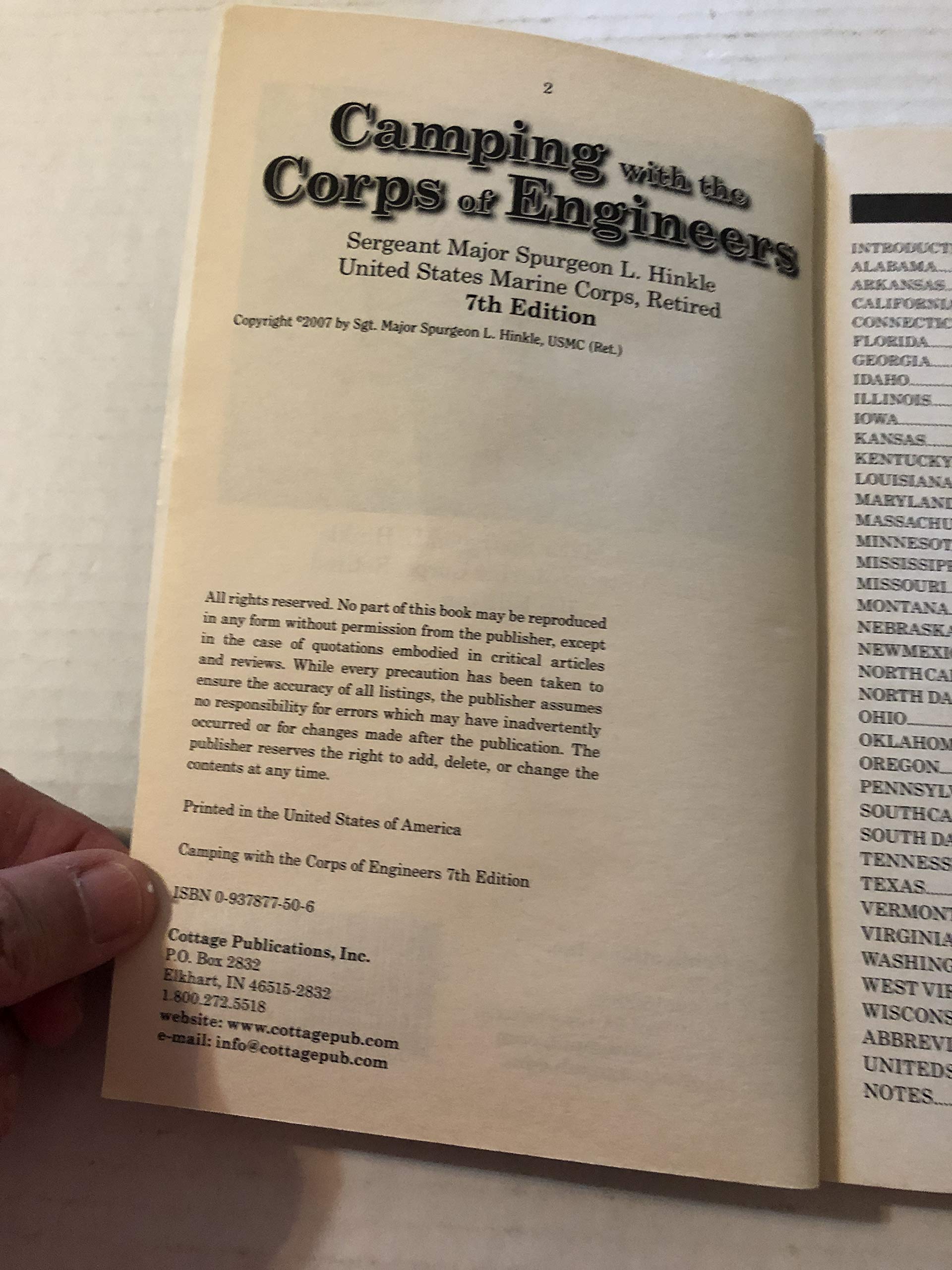Camping With the Corps of Engineers: The Complete Guide to Campgrounds Owned and Operated by the U.s. Army Corps of Engineers,Used