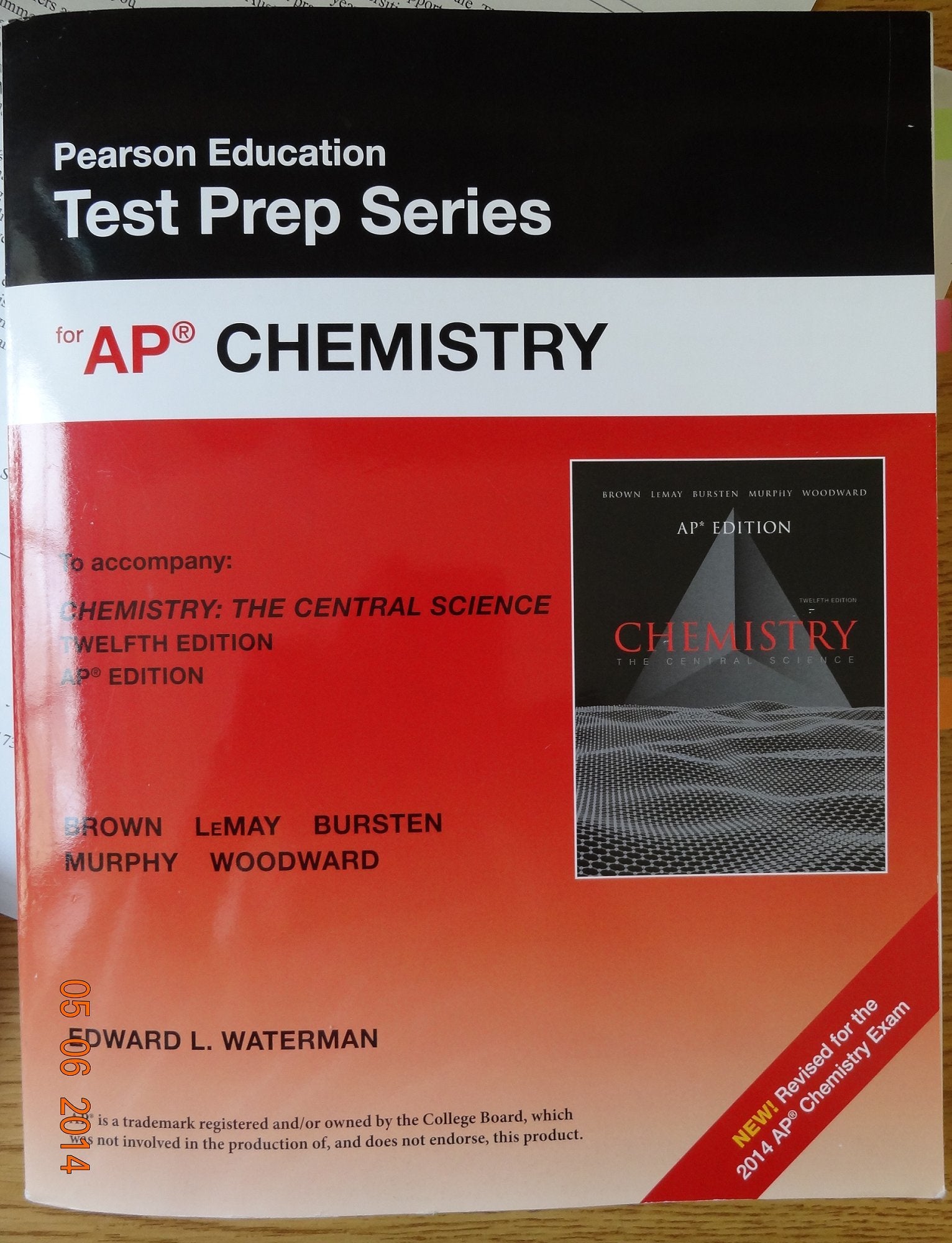Pearson Education Test Prep Series for AP Chemistry (New  Revised for the 2014 AP Chemistry Exam),Used