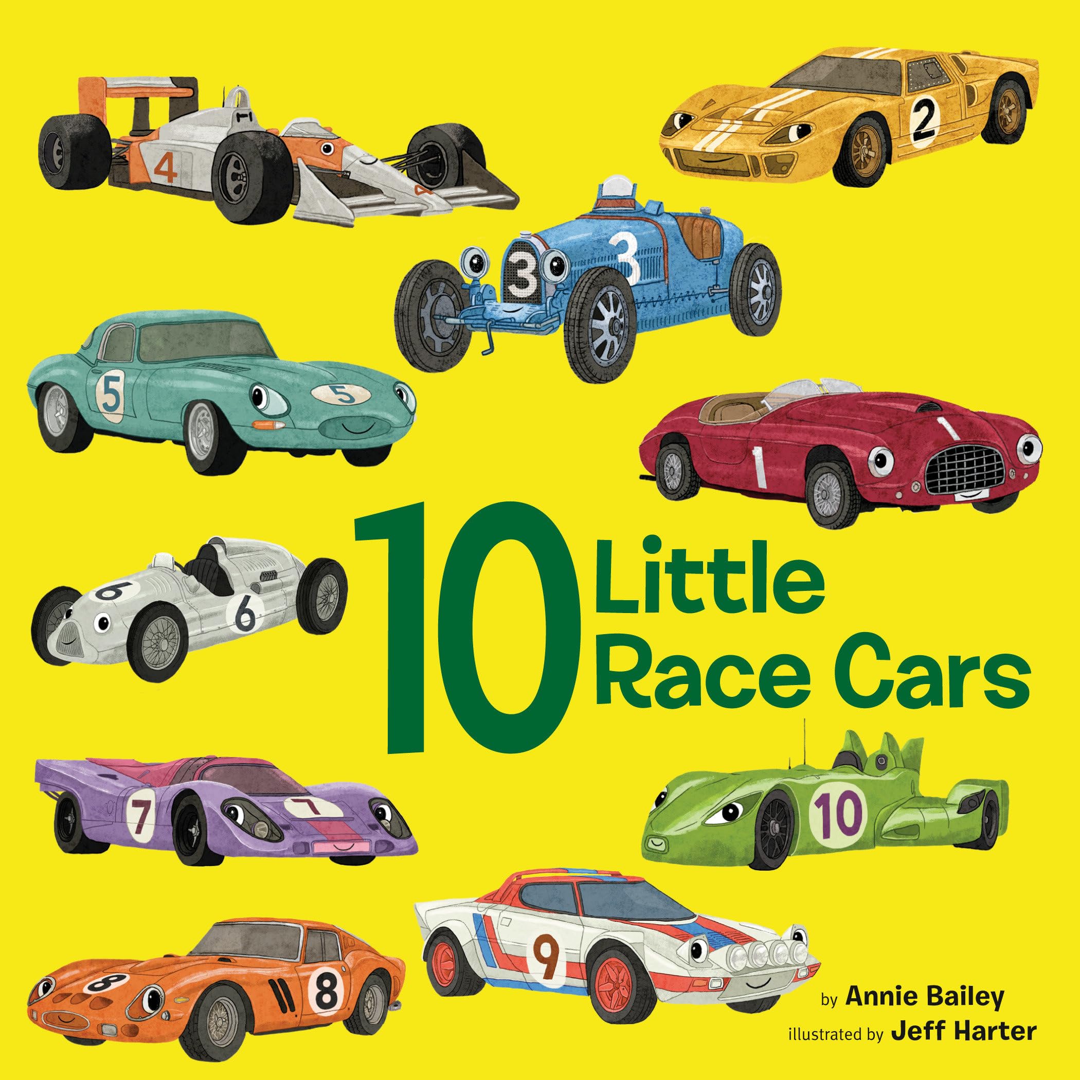 10 Little Race Cars (10 Little Vehicles),New