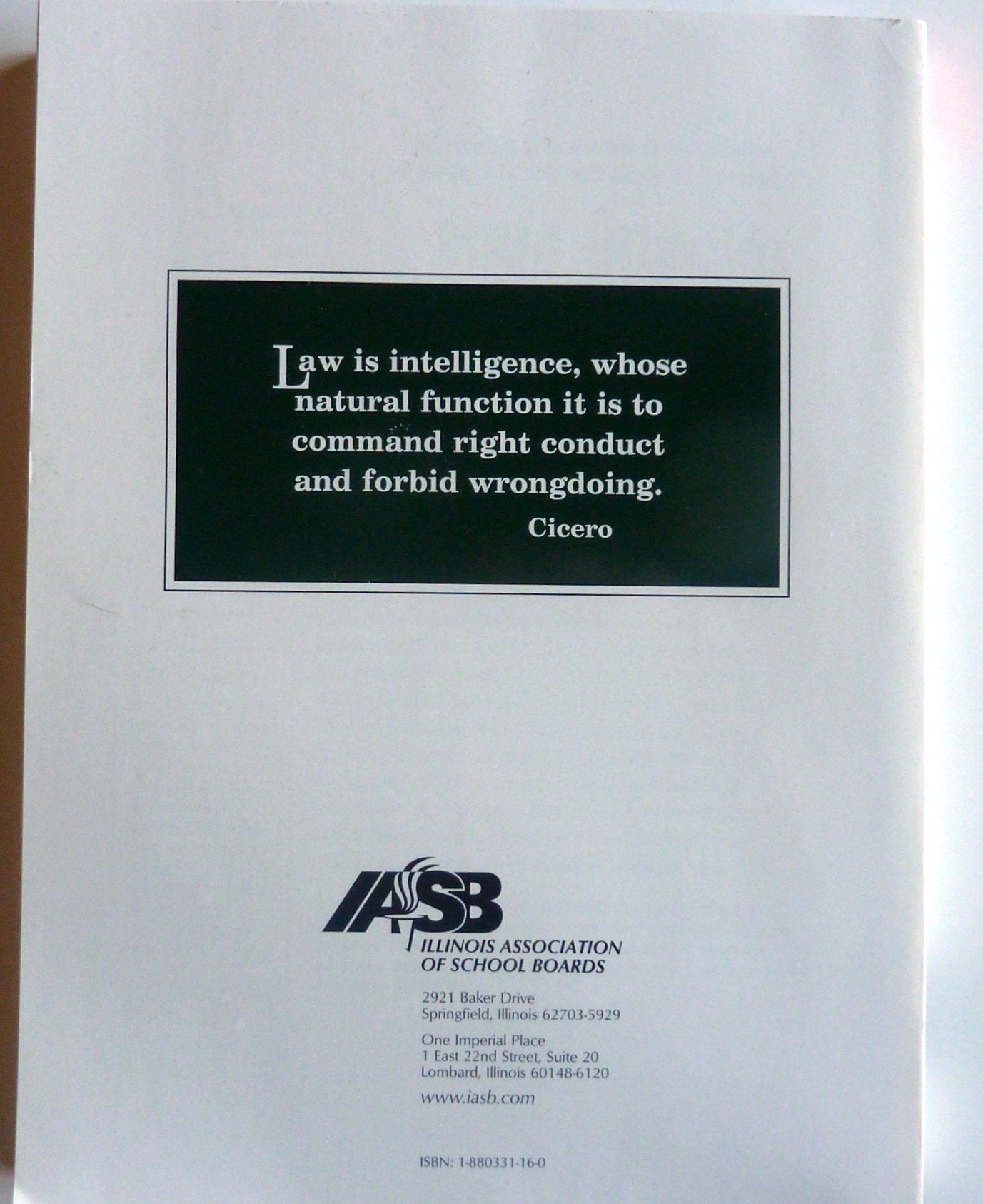 Illinois School Law Survey (Illinois School Law Survey),Used