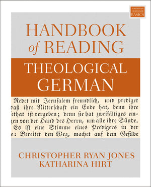 Handbook of Reading Theological German (Zondervan Language Basics),Used