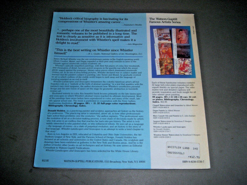 Whistler: Landscapes and Seascapes,Used