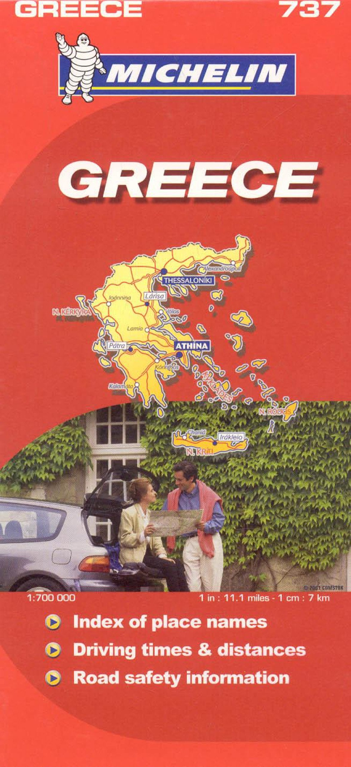 Michelin Map Greece 737 (Maps/Country (Michelin)),Used