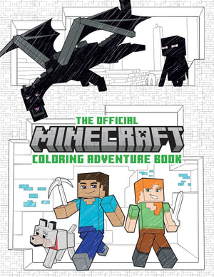 The Official Minecraft Coloring Adventures Book: Create, Explore, Color!: For Young Artists And Kids 510 (Gaming),New