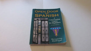 Open Door to Spanish: A Conversation Course for Beginners, Book 1 (2nd Edition),Used