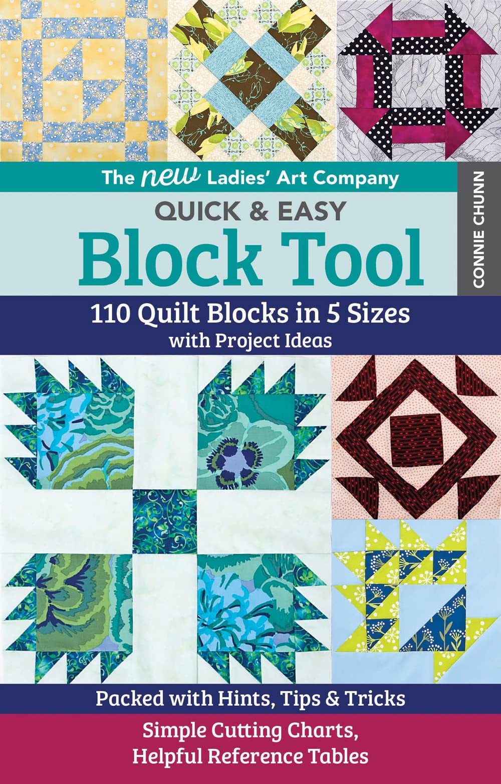 The New Ladies' Art Company Quick & Easy Block Tool: 110 Quilt Blocks In 5 Sizes With Project Ideas  Packed With Hints, Tips & T,Used