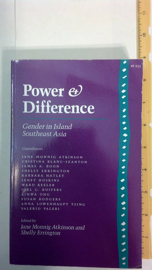 Power And Difference: Gender In Island Southeast Asia,Used