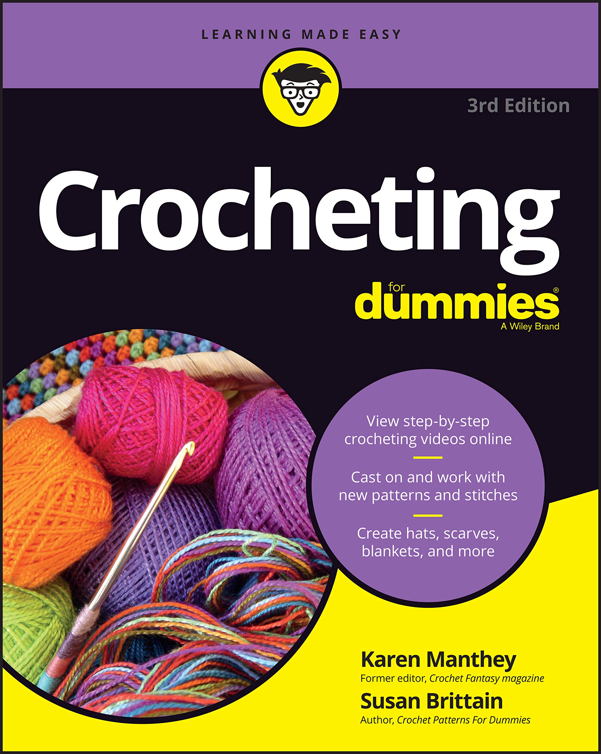 Crocheting For Dummies with Online Videos,Used