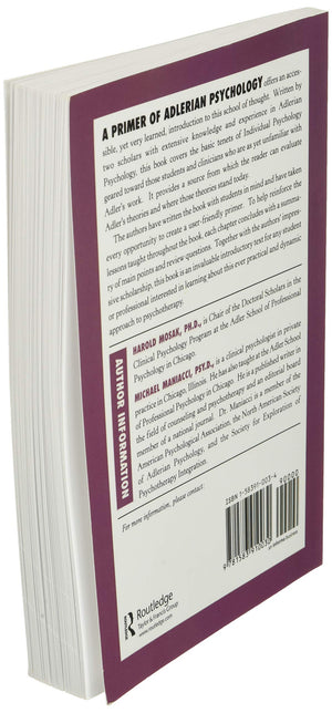 Primer of Adlerian Psychology,New
