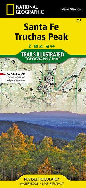 Santa Fe, Truchas Peak Map (National Geographic Trails Illustrated Map, 731)