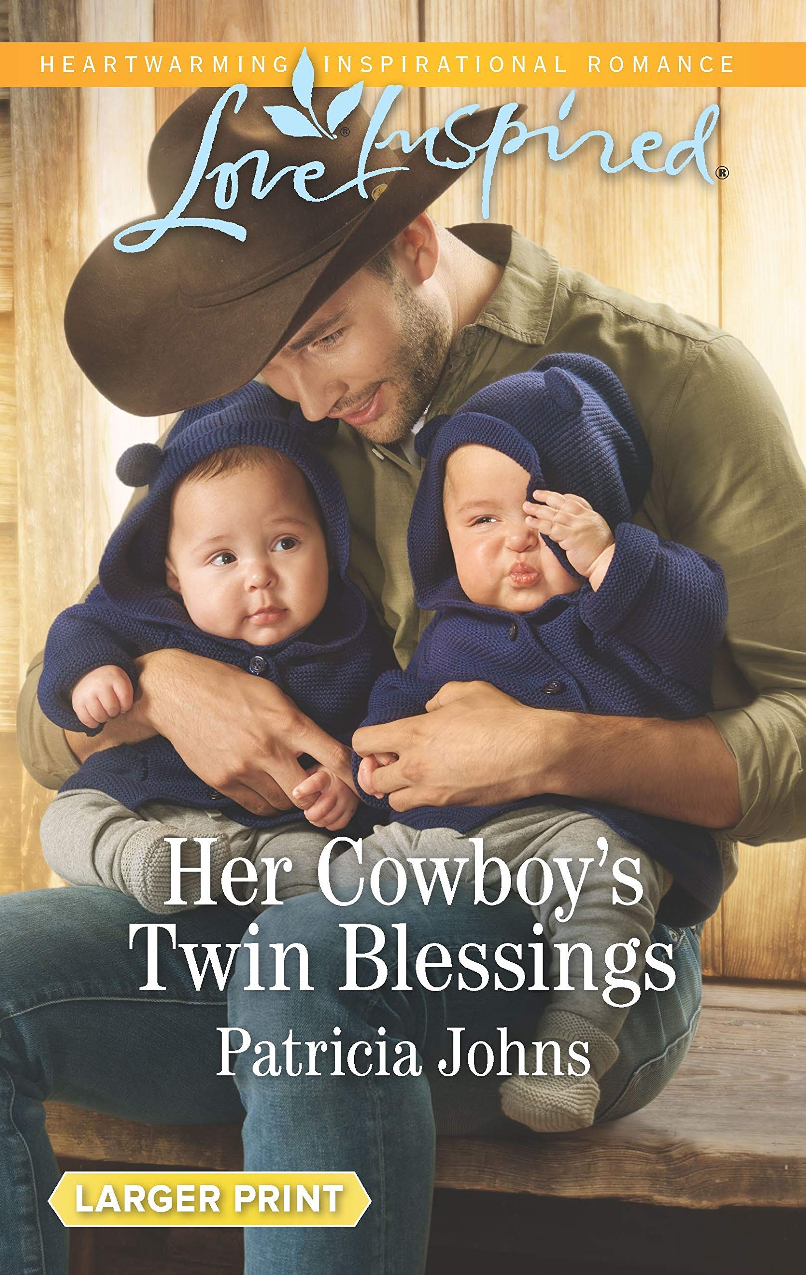 Her Cowboy's Twin Blessings (Montana Twins, 1),Used