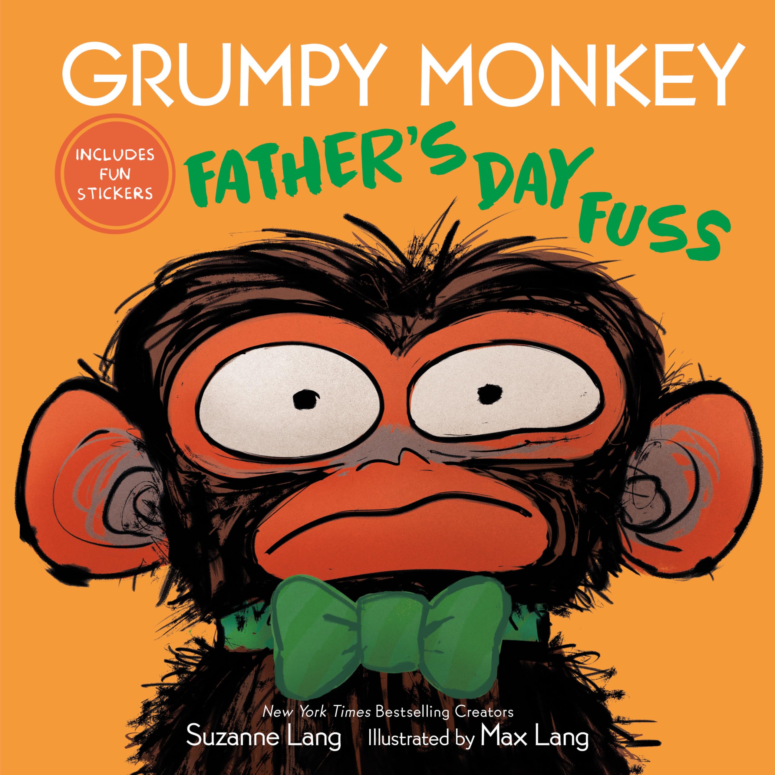Grumpy Monkey FatherS Day Fuss: Includes Fun Stickers!