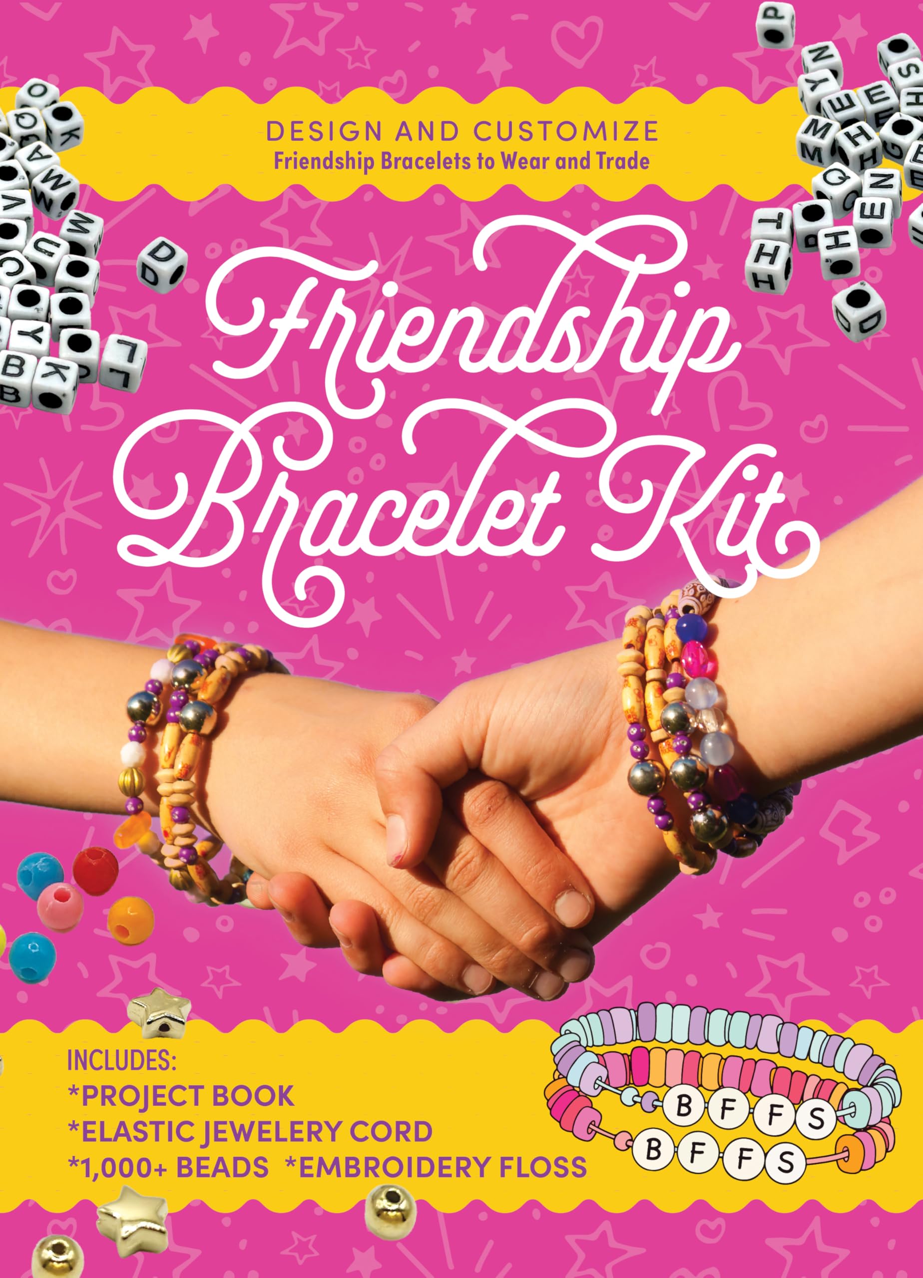 Friendship Bracelet Kit: Design And Customize Friendship Bracelets To Wear And Trade  Includes: Project Book, Elastic Jewelry C
