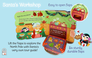 Santa's Workshop: A Christmas LiftaFlap Board Book for Babies and Toddlers (Chunky LiftaFlap),Used