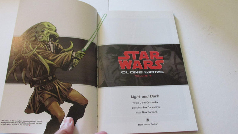 Light and Dark (Star Wars: Clone Wars, Vol. 4),Used