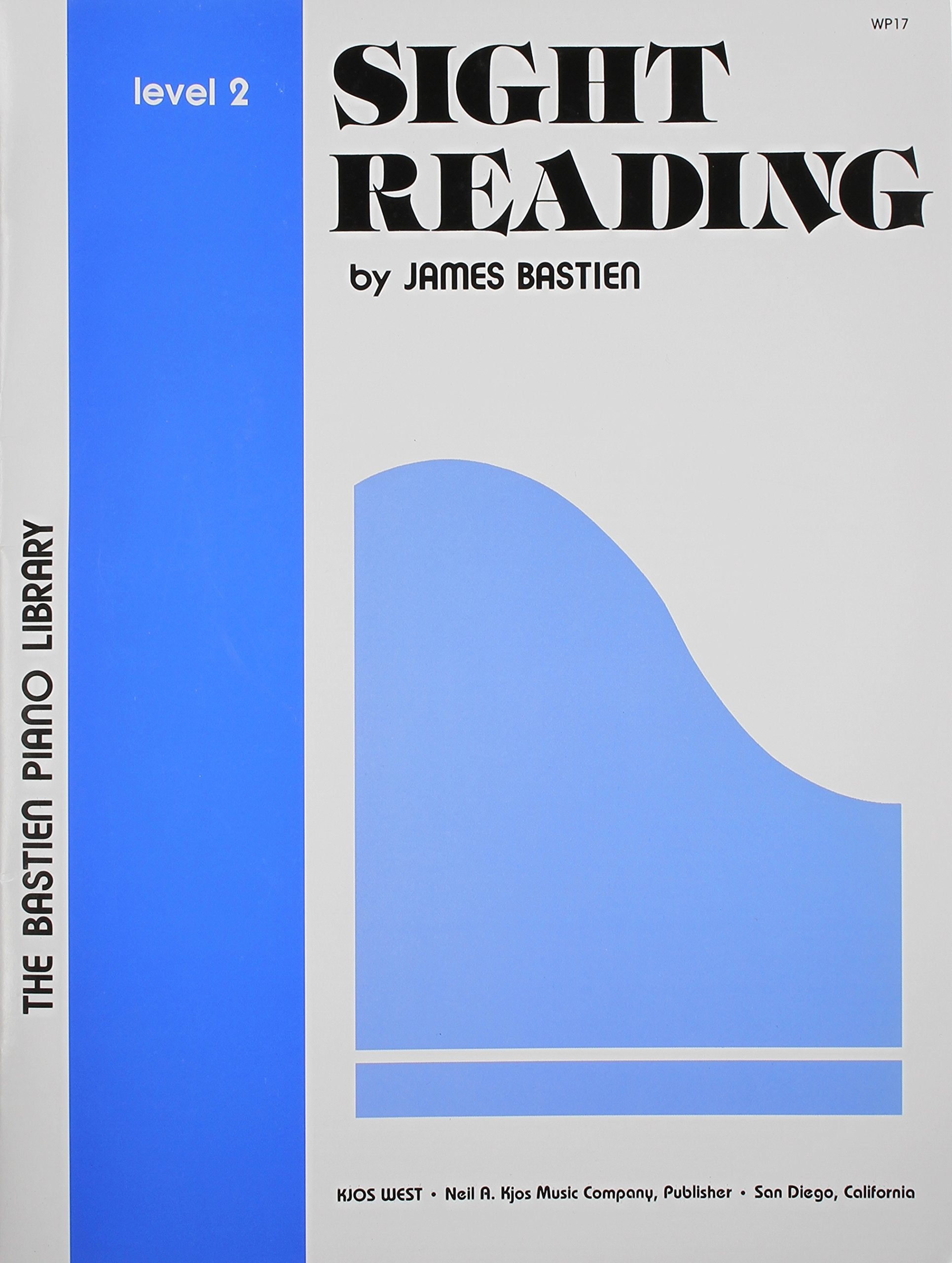Wp17  Sight Reading Level 2  Bastien Piano Library,Used