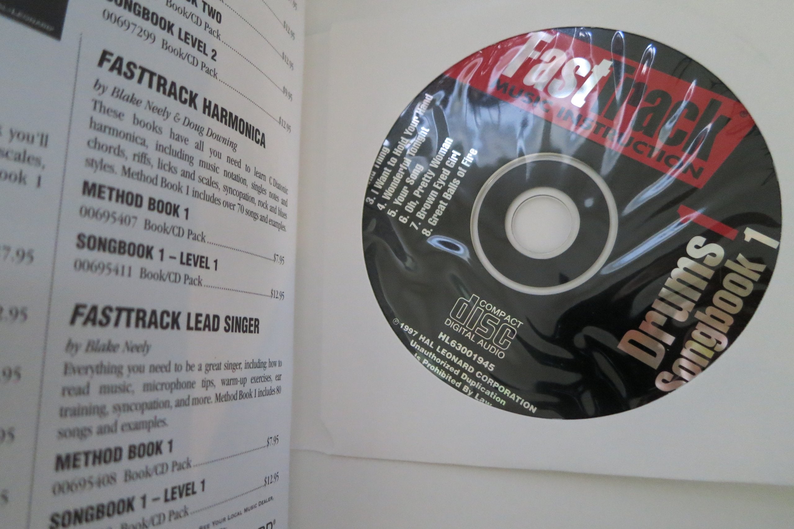 FastTrack Drums Songbook 1  Level 1 (Fasttrack Series),Used